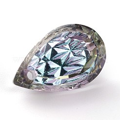 Geprägte Glas Strass Anhänger&nbsp;GLAA-J101-05B-001VL