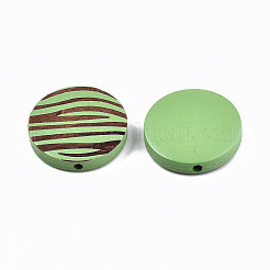 Bemalte Naturholzperlen&nbsp;WOOD-T021-50B-M