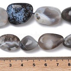 Natur Botswana Achat Perlen Stränge&nbsp;G-L650-D03-04