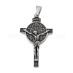 Grands pendentifs en acier inoxydable 304&nbsp;LS-STAS-Z169-02AS