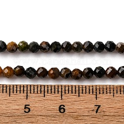 Natürlichen Tigerauge Perlenstränge&nbsp;G-L629-B02-3mm