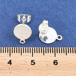 Componenti per orecchini a bottone in acciaio inossidabile 304&nbsp;STAS-K184-02-01S
