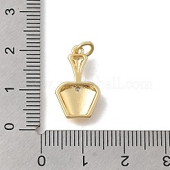 Micro ottone spianare zirconi pendenti bottiglia&nbsp;KK-D431-051B-02