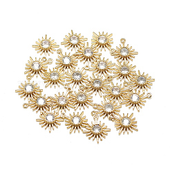 Latón charms de circonio cúbico&nbsp;KK-T032-017G