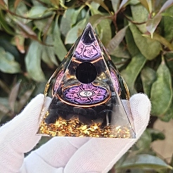 Générateurs d'énergie de résine de pyramide d'orgonite&nbsp;PW-WGF04D3-01