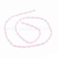 Imitation de perles de verre de jade&nbsp;GLAA-P001-07B-01