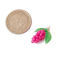 Pendentifs en perles de verre en forme de raisin&nbsp;PALLOY-MZ00467