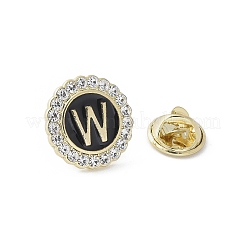 Épingles à lettres en émail&nbsp;JEWB-S042-03W-G