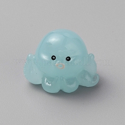 Leuchtende Oktopus-Dekoration aus Kunstharz&nbsp;RESI-WH0038-09E