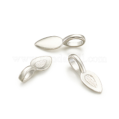 Tibetischen Stil Legierung Kleber-auf Flachkissen Bügel&nbsp;PALLOY-TA0001-27