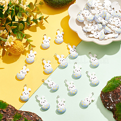 50 pendentif en résine opaque sur le thème de Pâques&nbsp;RESI-DC0001-03