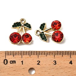 Pendentifs en strass en alliage de placage uv&nbsp;FIND-A054-05B-G