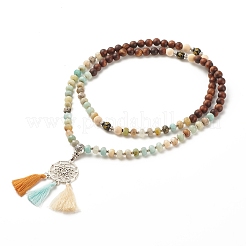 Om Mani Padme Hum buddhistische Halskette&nbsp;NJEW-JN03839