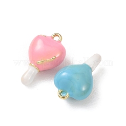 Pendentifs d'émail en alliage&nbsp;ENAM-F161-01C
