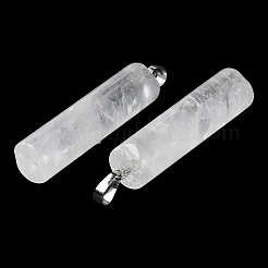 Pendentifs de cristal de quartz naturel&nbsp;G-E603-02P-05
