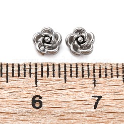 304 Edelstahlperlen&nbsp;STAS-H235-06A-P