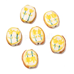Abalorios de porcelana hechas a mano&nbsp;PORC-Z010-01