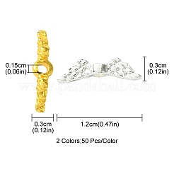 100 perline in lega di 2 colori&nbsp;FIND-FS0002-46
