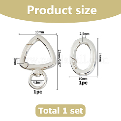 1 Stück: 925 Drehverschlüsse aus Sterlingsilber&nbsp;STER-HS0001-24C