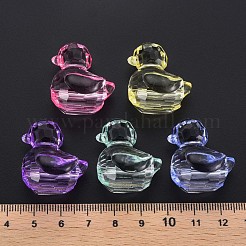 Transparentem Acryl europäischen Perlen&nbsp;MACR-S373-75-B