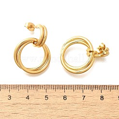 Pendientes de acero inoxidable 201&nbsp;EJEW-Q026-03G