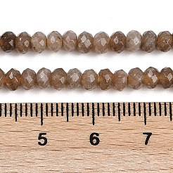 Chapelets de perles de jade blanche naturelle&nbsp;G-Z069-01C