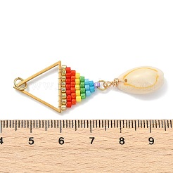 Gros pendentifs en perles de verre&nbsp;PALLOY-MZ01414-01