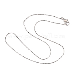 Halsketten mit Boston-Gliederkette aus Messing&nbsp;MAK-J009-20P