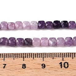 Natürliche Lepidolith-Perlenstränge mit Farbverlauf&nbsp;G-N342-138B