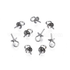 Anlaufgeschützte Anhänger aus Edelstahl 304 mit Ösen&nbsp;STAS-S057-58A-P