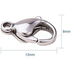 Chiusure a moschettone in acciaio inox 304&nbsp;STAS-PH0010-08-WH