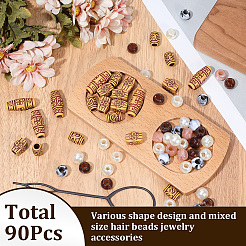 1 bolsa de herramienta de trenzado de cabello de plástico&nbsp;FIND-PA0001-56