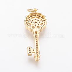 Ottone micro spianare pendenti zirconi&nbsp;ZIRC-G104-04