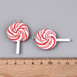 Pendentifs en pâte polymère manuels&nbsp;CLAY-N013-30B-01