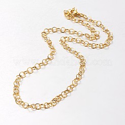 Collar de cadena rolo de acero inoxidable 304 para niño&nbsp;STAS-L127-04