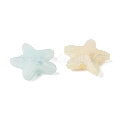 Perline acriliche opache con placcatura uv&nbsp;OACR-G058-19C