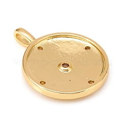 Ottone micro spianare pendenti zirconi&nbsp;KK-D160-57G