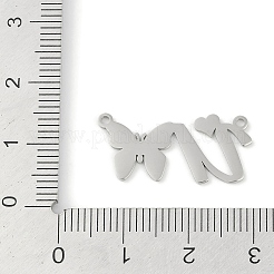 Pendentifs en acier inoxydable 304 anti-ternissement&nbsp;STAS-L279-002P-U