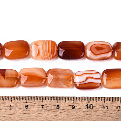 Chapelets de perles d'agate naturelle&nbsp;G-N356-03A-16