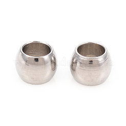 Perles d'espacement en acier inoxydable 201 anti-ternissement&nbsp;STAS-L244-24B-P