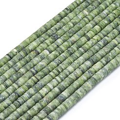 Natürliche chinesische Jadeperlenstränge aus dem Süden&nbsp;G-P575-B04-6x1mm