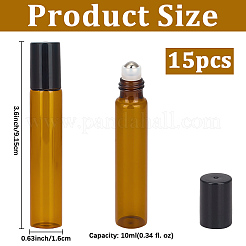 15 leere Glasflasche für ätherische Öle mit Rollkugel&nbsp;CON-GF0001-26