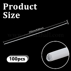 100 tubo tondo in plastica ABS&nbsp;KY-OC0001-60