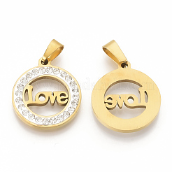 Colgantes de acero inoxidable con temática de San Valentín 201&nbsp;STAS-N089-35G
