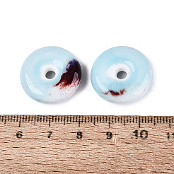 Perles de porcelaine vintage faites à la main&nbsp;PORC-N013-20-16