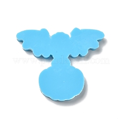 Pipistrello con zucca jack-o'-lantern stampi in silicone ciondolo fai da te&nbsp;SIMO-H004-12