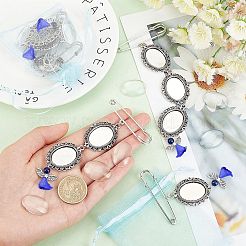 6 Stück Broschen aus Legierung mit Foto-Charme in 3 Stilen&nbsp;DIY-CA0004-26