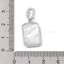 Pendentifs sculptés en coquillage naturel&nbsp;KK-N290-07P