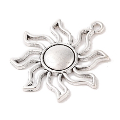 Pendenti di eclissi solare in lega di stile tibetano&nbsp;TIBEP-R304-004AS-LF