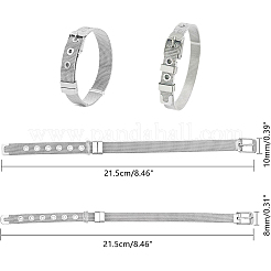 Correas de reloj de acero inoxidable&nbsp;WACH-NB0001-02